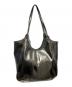 CHARLES & KEITH（チャールズアンドキース）の古着「Siannaクリンクルエフェクトスラウチートートバッグ　CK2-30782457 PEWTER XL」｜シルバー