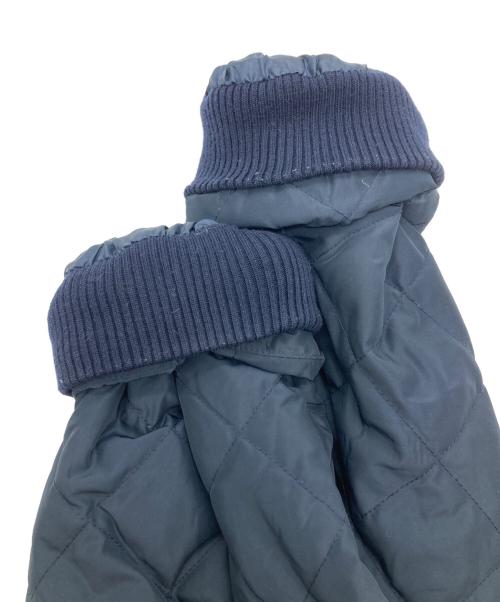 le reve vaniller（ル レーヴ ヴァニレ）le reve vaniller (ル レーヴ ヴァニレ) ビッグカラーフレアダウンドレスコート ネイビー サイズ:Mの古着・服飾アイテム