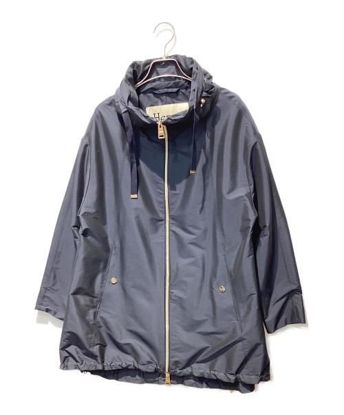 HERNO（ヘルノ）HERNO (ヘルノ) Techno Taffeta Wide Parka ネイビー サイズ:38の古着・服飾アイテム
