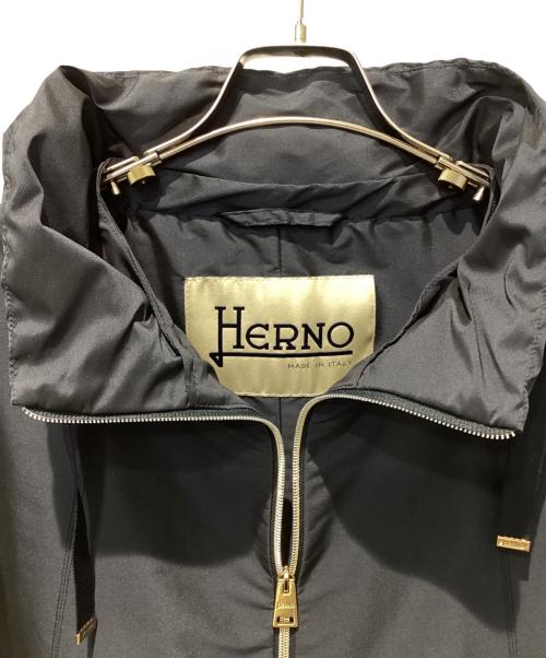 HERNO（ヘルノ）HERNO (ヘルノ) Techno Taffeta Wide Parka ネイビー サイズ:38の古着・服飾アイテム