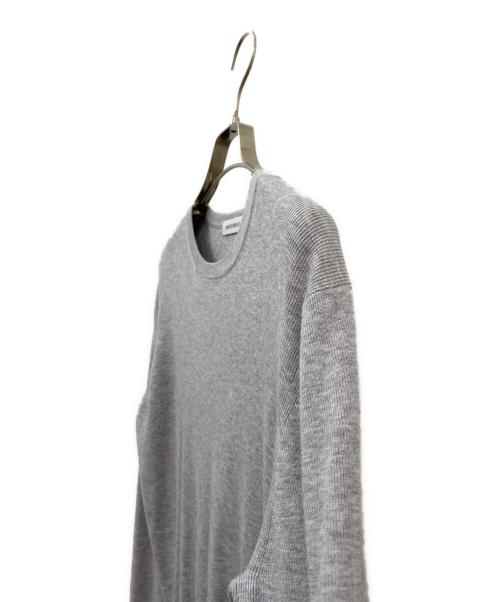 MADISON BLUE（マディソンブルー）MADISON BLUE (マディソンブルー) CREW NECK L/S MB LOGO グレー サイズ:01（S）の古着・服飾アイテム