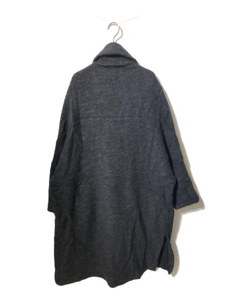 LIMI feu（リミフゥ）LIMI feu (リミフゥ) SHEEPP PILE LONG JACKET/ロングコート WITH DOUBULE FRONT BOTTUN グレー サイズ:Freeの古着・服飾アイテム