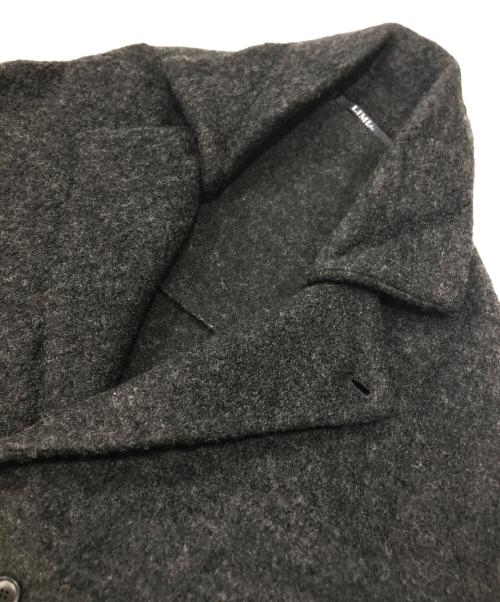 LIMI feu（リミフゥ）LIMI feu (リミフゥ) SHEEPP PILE LONG JACKET/ロングコート WITH DOUBULE FRONT BOTTUN グレー サイズ:Freeの古着・服飾アイテム