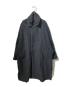 LIMI feu（リミフゥ）の古着「SHEEPP PILE LONG JACKET/ロングコート WITH DOUBULE FRONT BOTTUN」｜グレー