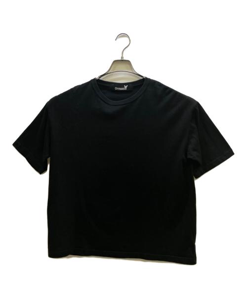 GROUND Y（グラウンドワイ）GROUND Y (グラウンドワイ) Ground Y Printed Big T-Shirt ブラック サイズ:Mの古着・服飾アイテム