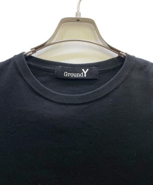 GROUND Y（グラウンドワイ）GROUND Y (グラウンドワイ) Ground Y Printed Big T-Shirt ブラック サイズ:Mの古着・服飾アイテム