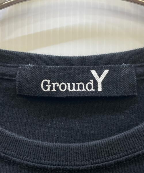 GROUND Y（グラウンドワイ）GROUND Y (グラウンドワイ) Ground Y Printed Big T-Shirt ブラック サイズ:Mの古着・服飾アイテム