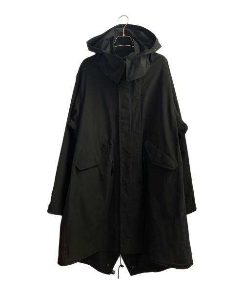 s'yte（サイト）s'yte (サイト) Solotex Packable Traveler Detachable Mods Coat ブラック サイズ:3の古着・服飾アイテム