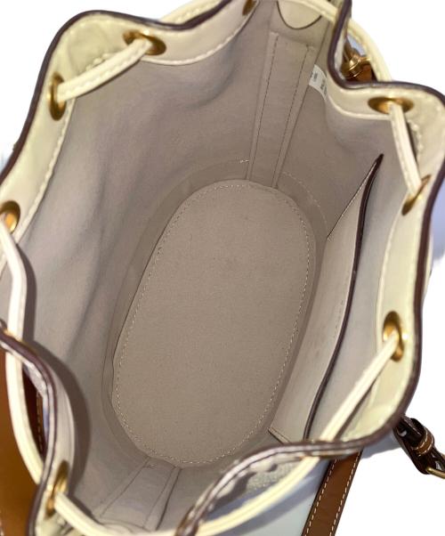 TORY BURCH（トリーバーチ）TORY BURCH (トリーバーチ) T MONOGRAM JACQUARD BUCKET BAG ベージュの古着・服飾アイテム