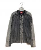 DIESELディーゼル）の古着「フルジップカーディガン」｜グレー