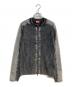 DIESEL（ディーゼル）の古着「フルジップカーディガン」｜グレー