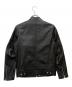 DIESEL (ディーゼル) シングルライダースジャケット ブラック サイズ:S：25000円