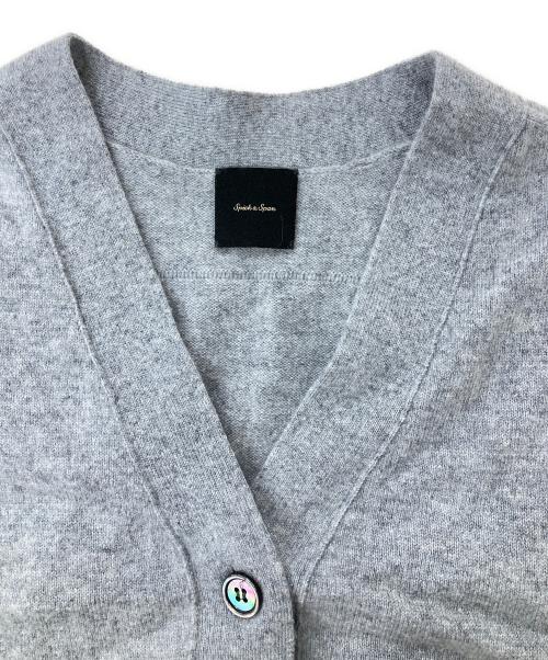 Spick and Span（スピック＆スパン）Spick and Span (スピック＆スパン) カシミヤコンパクトVネックベスト グレー サイズ:表記なしの古着・服飾アイテム