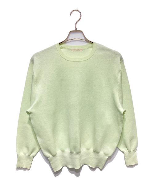 Plage（プラージュ）Plage (プラージュ) sweat ニットプルオーバー グリーン サイズ:freeの古着・服飾アイテム