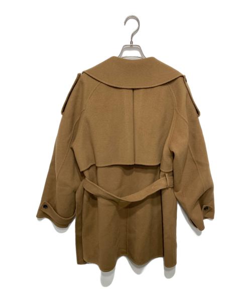 anuans（アニュアンス）anuans (アニュアンス) リバーミドルトレンチコート ブラウン サイズ:Fの古着・服飾アイテム