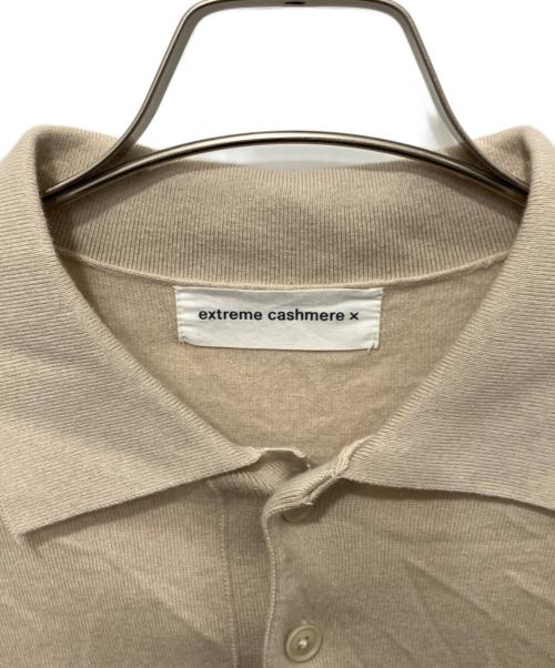 extreme cashmere X（エクストリーム カシミア）extreme cashmere X (エクストリーム カシミア) ニットポロシャツ ベージュ サイズ:FREEの古着・服飾アイテム