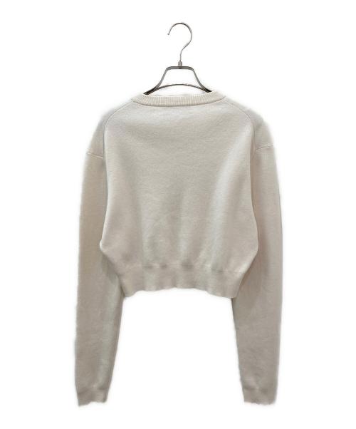 CABAN（キャバン）CABAN (キャバン) コットンカシミヤヘンリーネッククロップドプルーバー ライトベージュ サイズ:Freeの古着・服飾アイテム