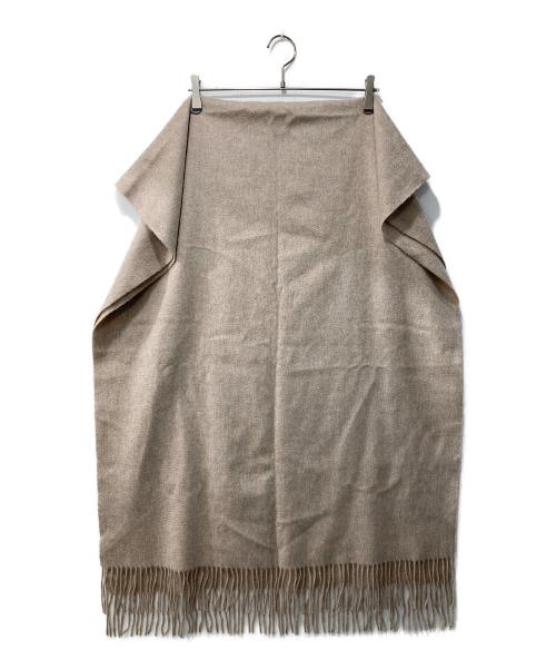 Noble（ノーブル）Noble (ノーブル) カシミヤ大判ストール ベージュの古着・服飾アイテム