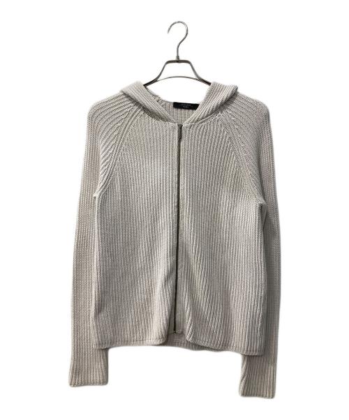 WEEKEND Max Mara（ウィークエンド マックスマーラ）WEEKEND Max Mara (ウィークエンド マックスマーラ) ジップニットパーカー アイボリー サイズ:Mの古着・服飾アイテム