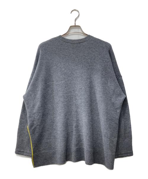 ENFOLD（エンフォルド）ENFOLD (エンフォルド) LOOSE BOX PULLOVER/ニット グレー サイズ:38の古着・服飾アイテム