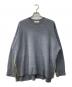 ENFOLD（エンフォルド）の古着「LOOSE BOX PULLOVER/ニット」｜グレー
