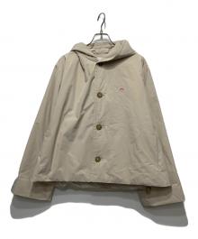 DANTON（ダントン）の古着「インサレーション フーデットジャケット」｜ベージュ