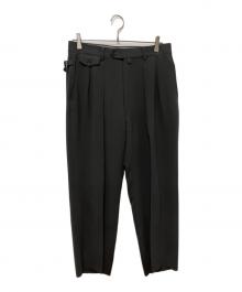 RAINMAKER（レインメーカー）の古着「WIDE TROUSERS」｜グレー