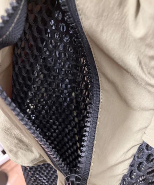 Risley（リズレー）Risley (リズレー) メッシュ切替ロングジレ カーキ サイズ:FREEの古着・服飾アイテム