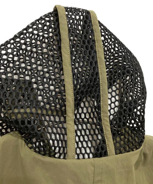 Risley（リズレー）Risley (リズレー) メッシュ切替ロングジレ カーキ サイズ:FREEの古着・服飾アイテム