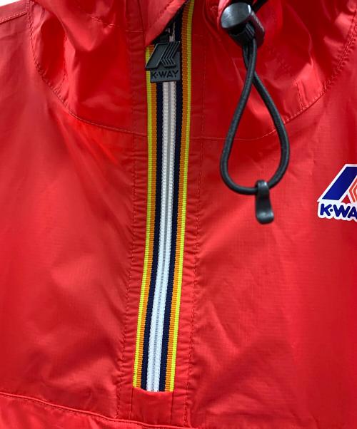 K-WAY（ケイウェイ）K-way (ケイウェイ) アノラックパーカー レッド サイズ:XSの古着・服飾アイテム