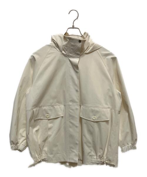 LOUNIE（ルーニー）LOUNIE (ルーニー) 撥水ツイルハイネックマウンテンパーカー アイボリー サイズ:SIZE 38の古着・服飾アイテム
