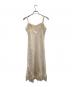 H&M (エイチアンドエム) Simone Rocha (シモーネ ロシャ) サテンスリップドレス ベージュ サイズ:S：4000円