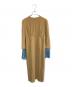 Mame Kurogouchi（マメクロゴウチ）の古着「Silk Lace Cuffs I-Line Dress」｜ベージュ