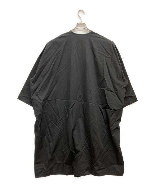mizuiro-ind（ミズイロインド）mizuiro-ind (ミズイロインド) ノーカラーワイドコート ブラック サイズ:Fの古着・服飾アイテム