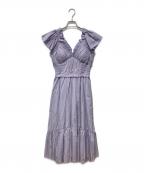 Estella.Kエステラケー）の古着「Charlotte Stripe Dress」｜ライトブルー