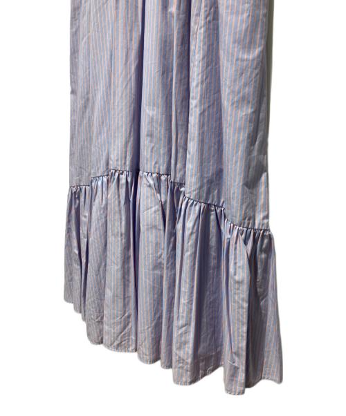 Estella.K（エステラケー）Estella.K (エステラケー) Charlotte Stripe Dress ライトブルー サイズ:Freeの古着・服飾アイテム