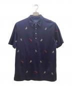 RALPH LAURENラルフローレン）の古着「ヨット柄ポロシャツ」｜ネイビー