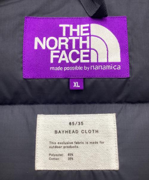 THE NORTHFACE PURPLELABEL（ザ・ノースフェイス パープルレーベル）THE NORTHFACE PURPLELABEL (ザ・ノースフェイス パープルレーベル) JOURNAL STANDARD (ジャーナルスタンダード) マウンテンショートダウンパーカー ネイビー サイズ:XLの古着・服飾アイテム