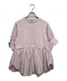 Adam et Rope（アダム エ ロペ）の古着「バウンスカフスプルオーバー」｜ピンク