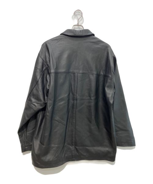 STEVEN ALAN（スティーブンアラン）STEVEN ALAN (スティーブンアラン) シボ シープレザー カーコート ブラック サイズ:XLの古着・服飾アイテム