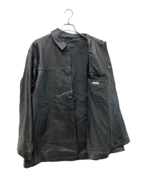 STEVEN ALAN（スティーブンアラン）STEVEN ALAN (スティーブンアラン) シボ シープレザー カーコート ブラック サイズ:XLの古着・服飾アイテム