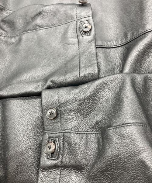 STEVEN ALAN（スティーブンアラン）STEVEN ALAN (スティーブンアラン) シボ シープレザー カーコート ブラック サイズ:XLの古着・服飾アイテム