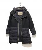 HERNOヘルノ）の古着「ウール切替ダウンジャケット」｜ブラック