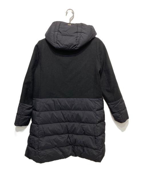 HERNO（ヘルノ）HERNO (ヘルノ) ウール切替ダウンジャケット ブラック サイズ:44の古着・服飾アイテム