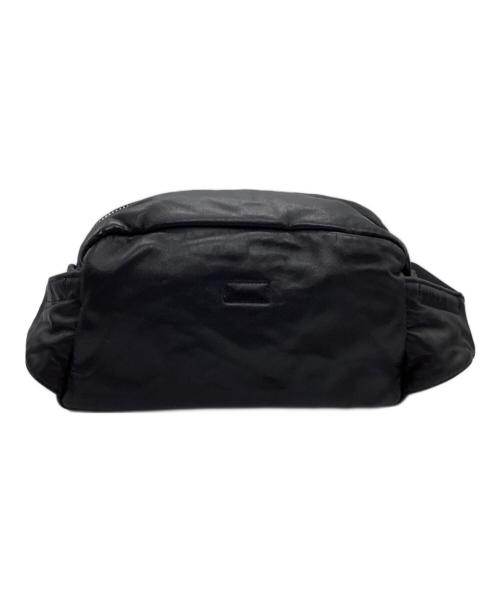 PORTER（ポーター）PORTER (ポーター) TANKER LEATHER ウエストバッグ ブラックの古着・服飾アイテム
