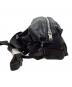 中古・古着 PORTER (ポーター) TANKER LEATHER ウエストバッグ ブラック：30000円
