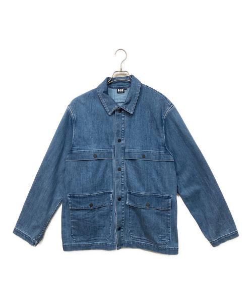 HELLY HANSEN（ヘリーハンセン）HELLY HANSEN (ヘリーハンセン) ライトデニムジャケット ブルー サイズ:SIZE Lの古着・服飾アイテム