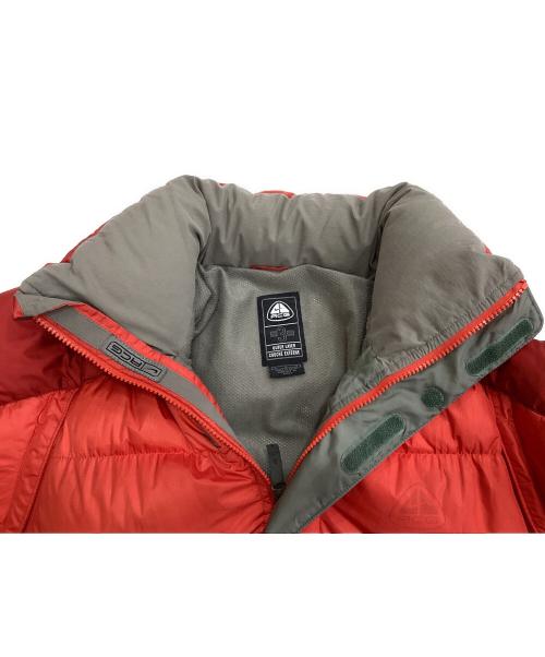 NIKE ACG（ナイキエーシージー）NIKE ACG (ナイキエーシージー) ダウンジャケット レッド サイズ:SIZE Lの古着・服飾アイテム