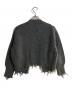 MADISON BLUE (マディソンブルー)  pearl-knit cardigan/パールニットカーディガン グレー サイズ:01(S)：27000円