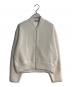 theory luxe（セオリーリュクス）の古着「スウィッチングニットブルゾン」｜アイボリー